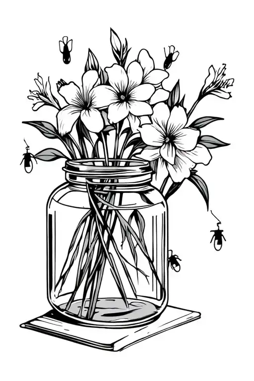 Fox Books Larkspur Honeysuckle Gladiolas Jar Of Lightning Bugs