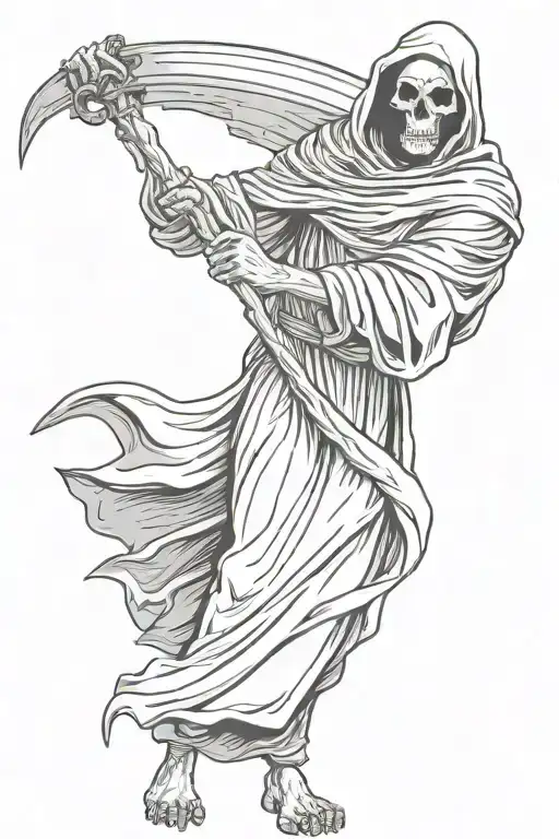 Grim Reaper Holding