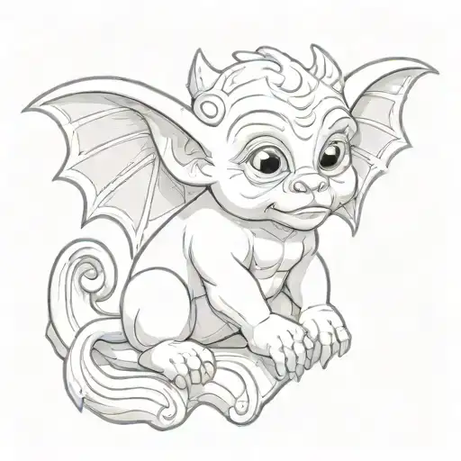 Cute Baby Gargoyle