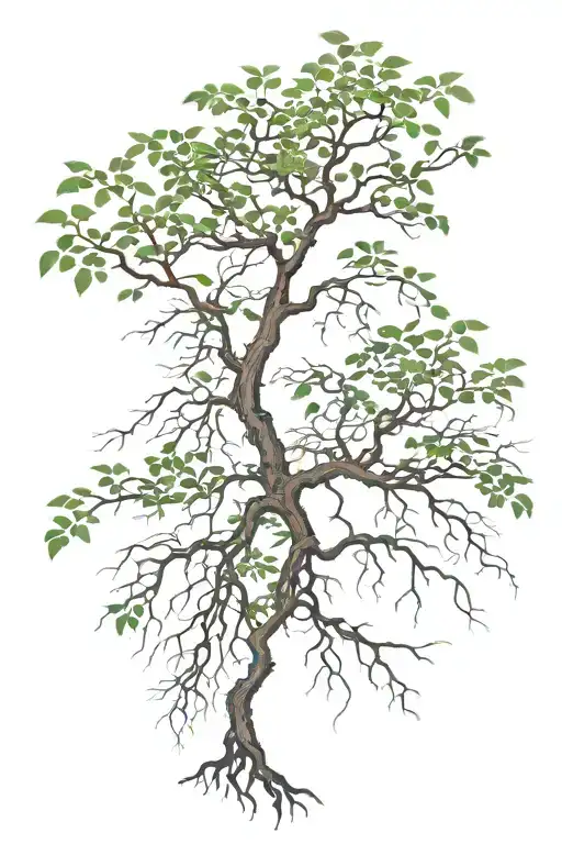 Poison Tree With Roots Growing