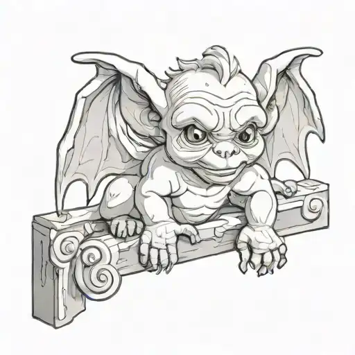 Cute Baby Gargoyle