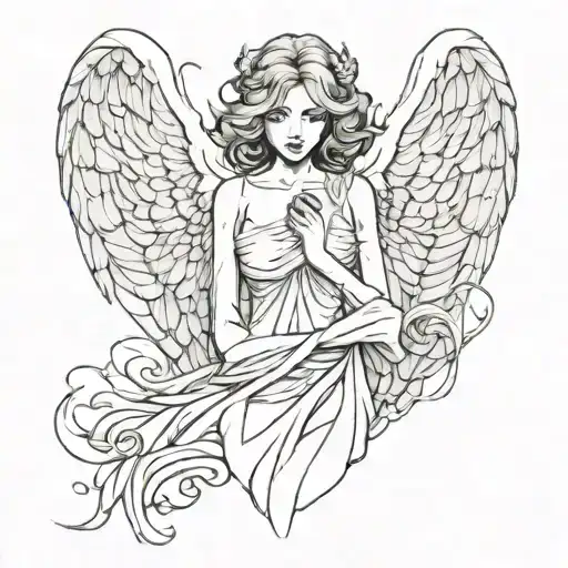 Feminine Broken Angel