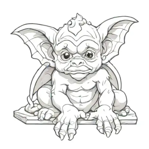 Cute Baby Gargoyle