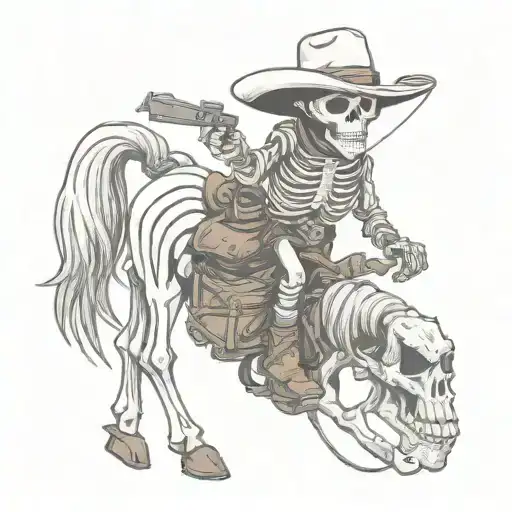Skeleton Cowboy