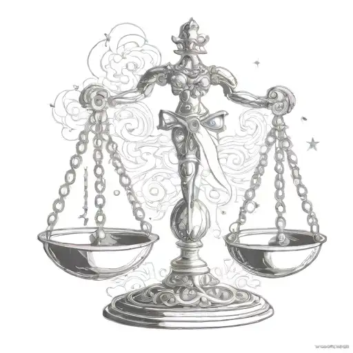 Libra Star Scales Girls