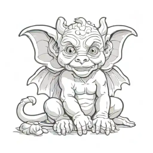 Cute Baby Gargoyle