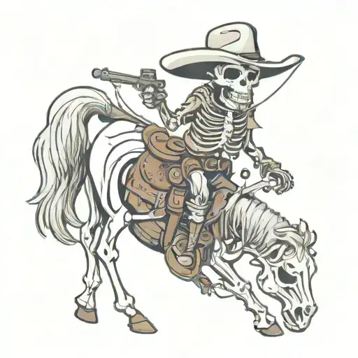 Skeleton Cowboy