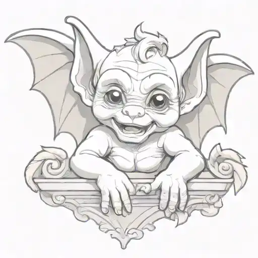 Cute Baby Gargoyle