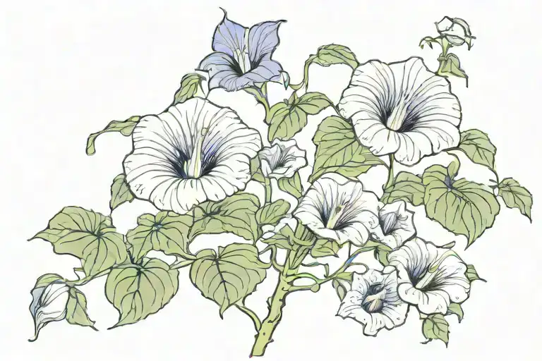 Vine Of Morning Glory