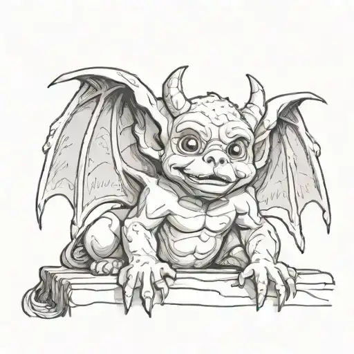 Cute Baby Gargoyle