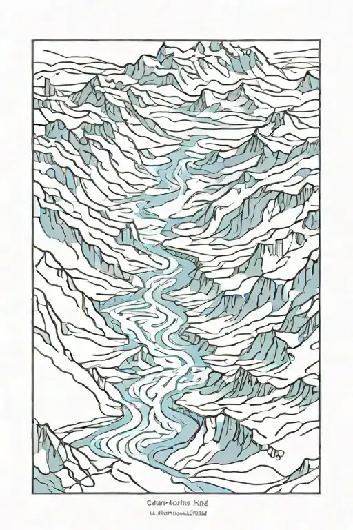 Glacial Mountain Range