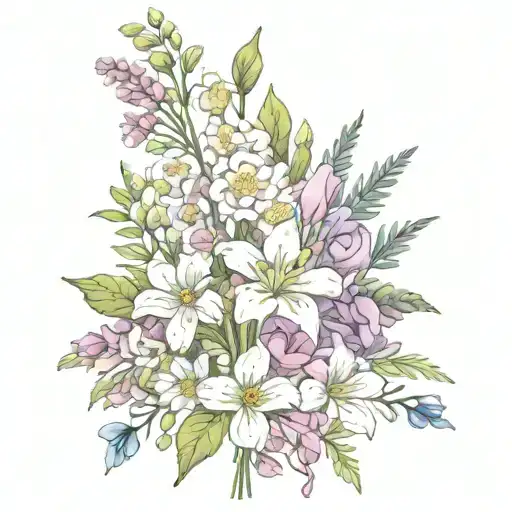 Birth Flower Bouquet