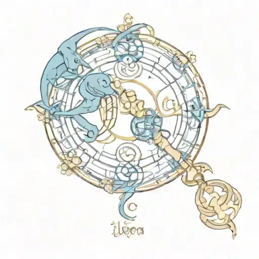 Cancer And Libra Zodiac Sign Intertwined