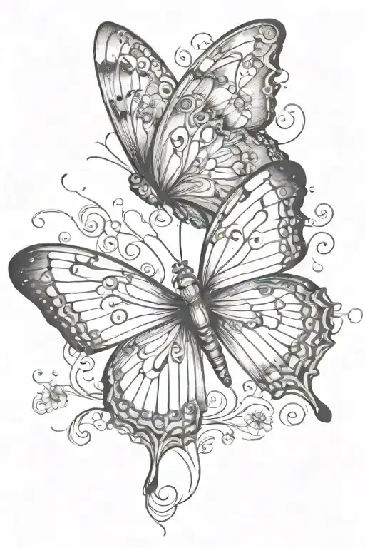 Butterfly With Quote