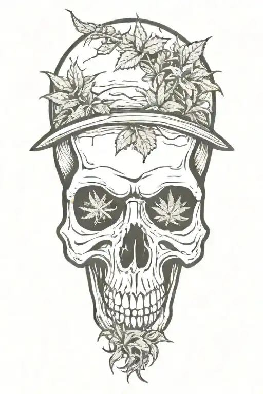 Skull Weed Joint