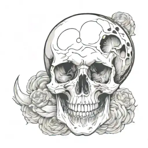 Moon In Skull