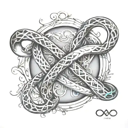 Infinity Symbol Names Written