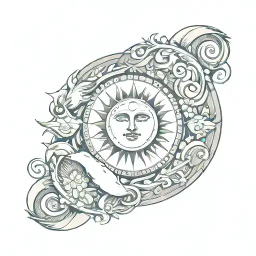 Virgo Sun And Moon Surrounded