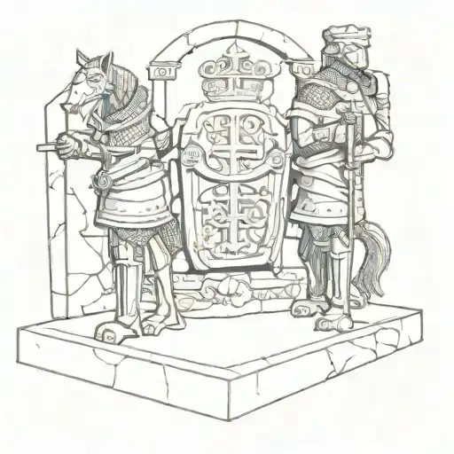 Knights Female Tomb Stone