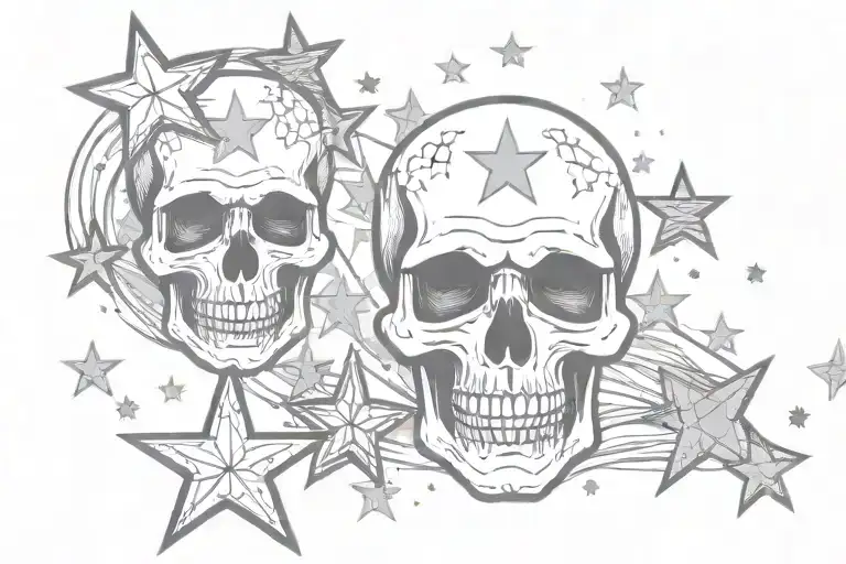 Skull And Stars