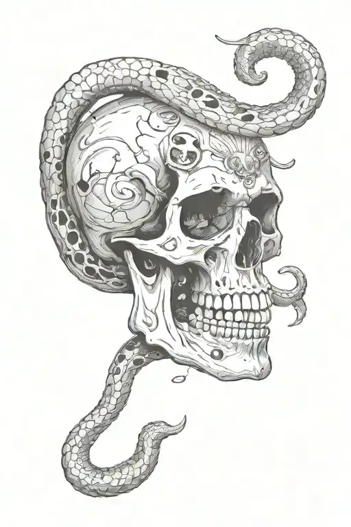 Moon Skull Snake
