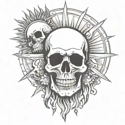 Skull And Sun