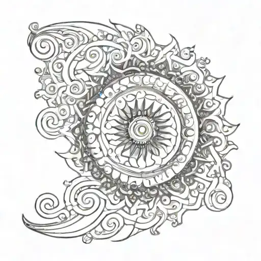 Small Spiral Sun