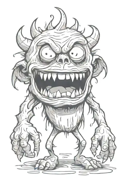 Anger Pain Madness Regret Monster