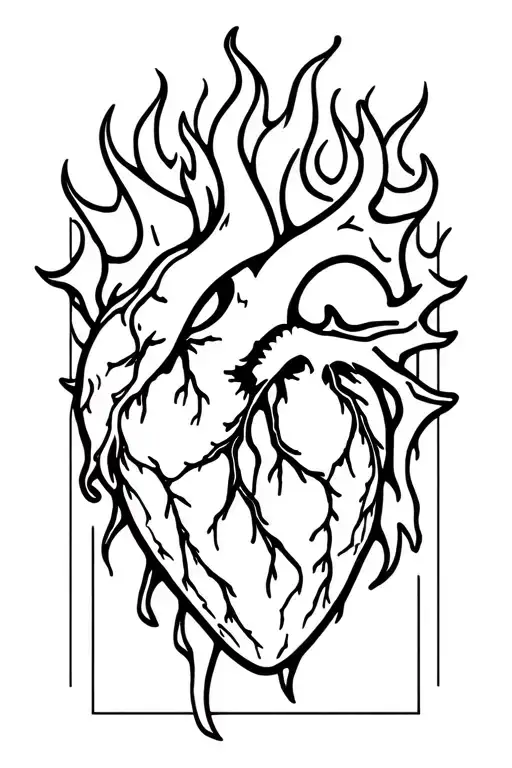Heart Dying In A Fire