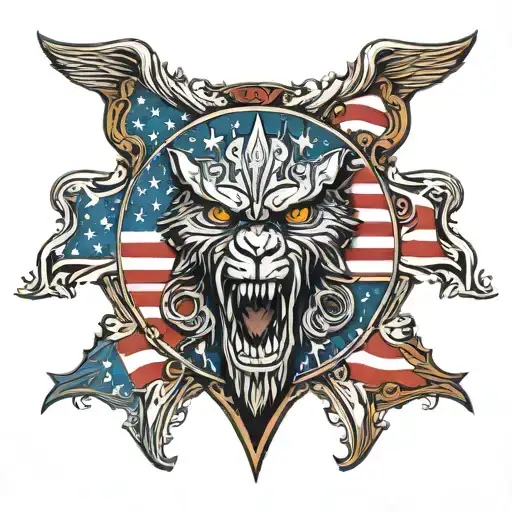 Patriotic American Flag