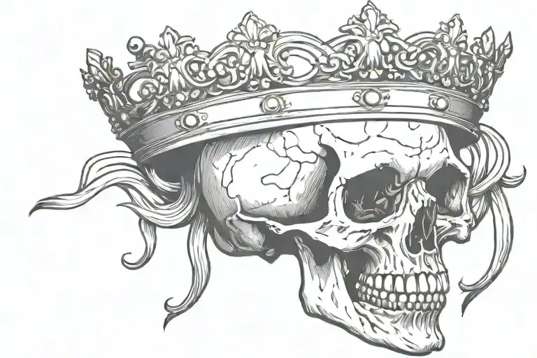 Skull With A Crown