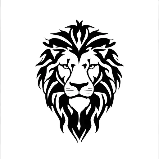 Lion Et Tribal