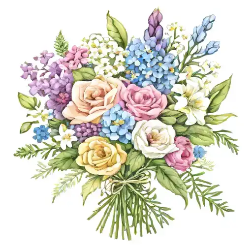 Birth Flower Bouquet