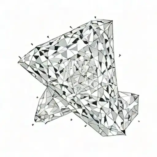 Diamond With Letter B