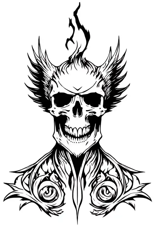 Fenix Ricing Above Skull