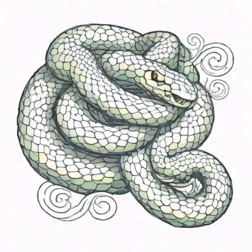 Snake Wrapped The Whole Arm