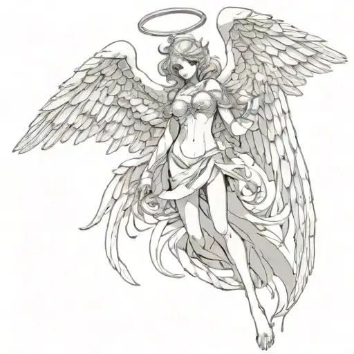 Combination Angel Half Demon