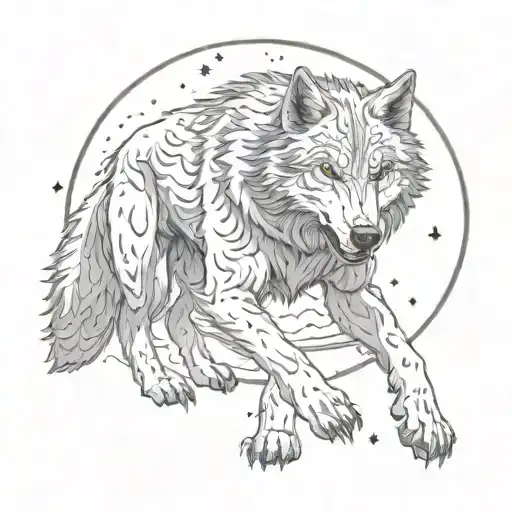 Hunt Moon Wolf