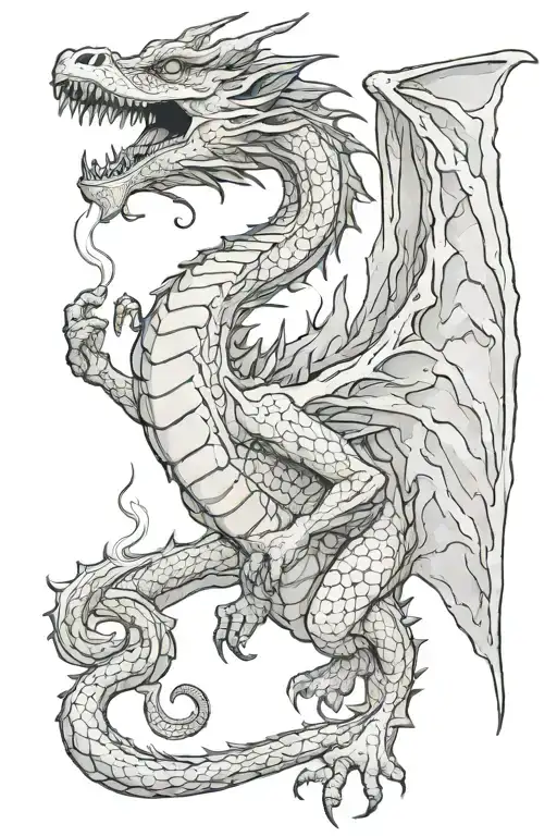 Dragon Breathing Fire