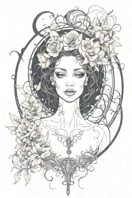 Dark Feminine Surrounded