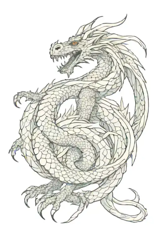 Western Dragon Wrapped Loosely