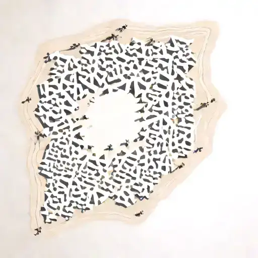 Beach In A Diamond Shape