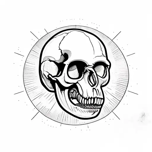 Australopithecus Skull 45 Degree Angle To A Side