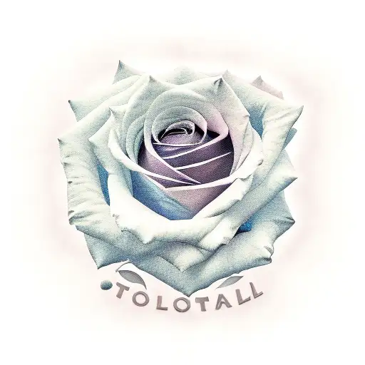 Rose With A Name As The Stem