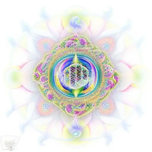 Flower Of Life Within The Sun