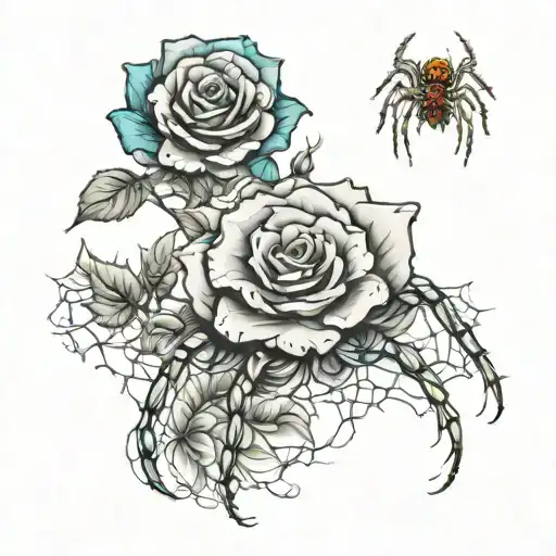 Spider As A Rose