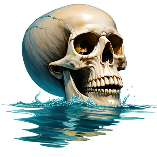 Skull Souls Swimming