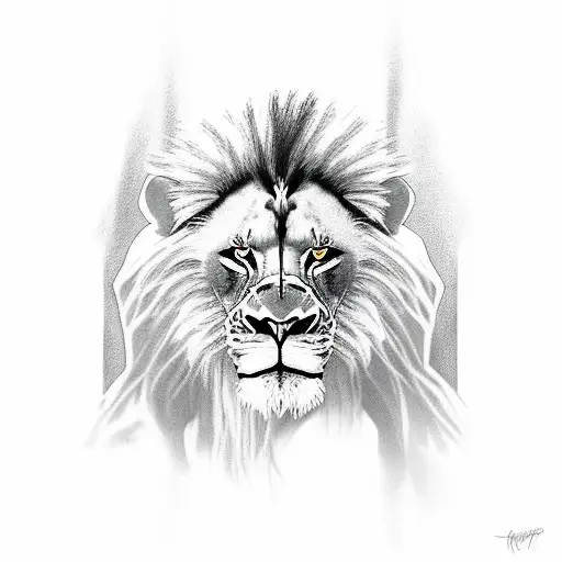 Savannah With Lion And Forest With Chimpanzee