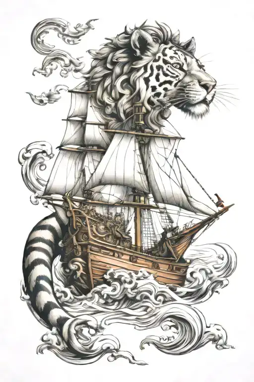 Sailing Lion Tiger