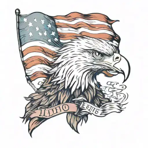 Bald Eagle And 1776 Flag Incorporated